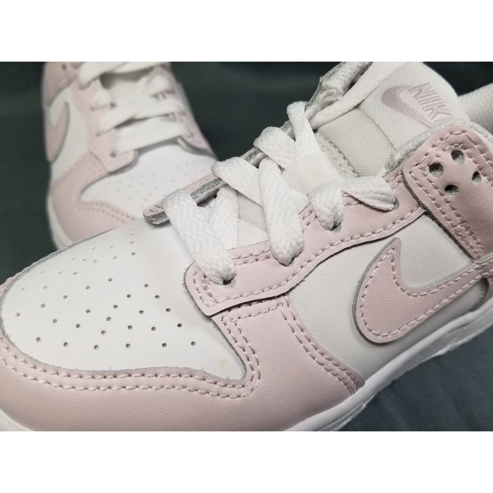 Nike Dunk Low White Light Violet (PS) Girls Size 11c NEW IN BOX! - Picture 13 of 13